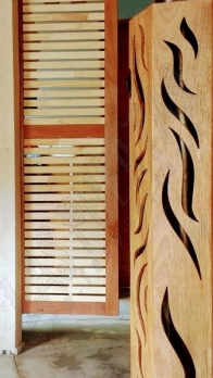 Código 469 Celosia tipo fabrica ideal para closet hecha en maderas mixtas Foto 1